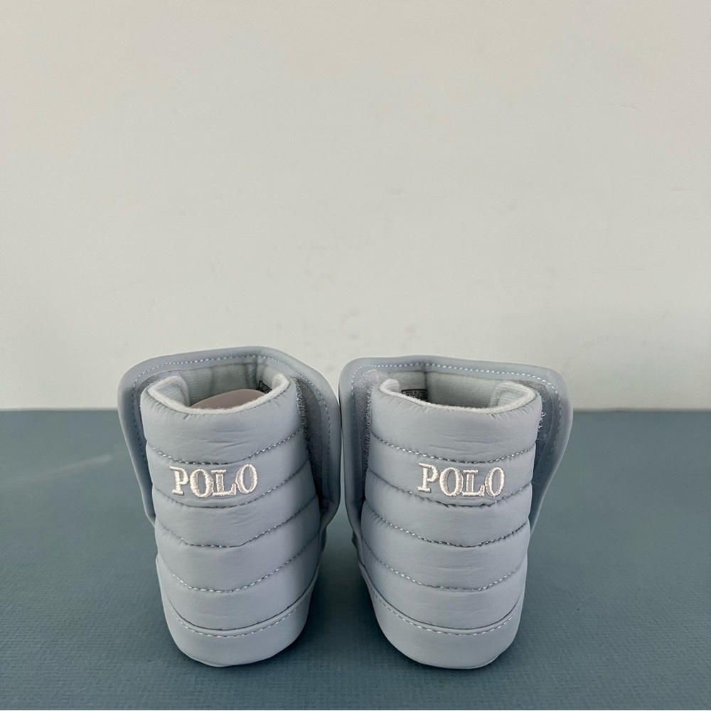NWT Ralph Lauren Hamilten II EZ Light Blue Baby Pre-Walker Boots - Picture 7 of 10